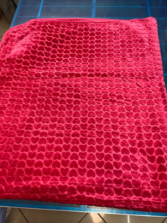 Couverture polaire 3kg ( rose ) 200/240cm