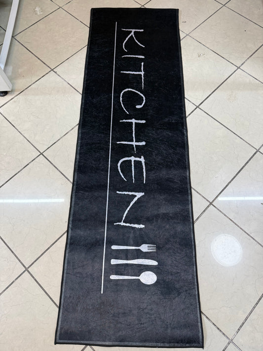 Cuisine noir 60/200cm lavable