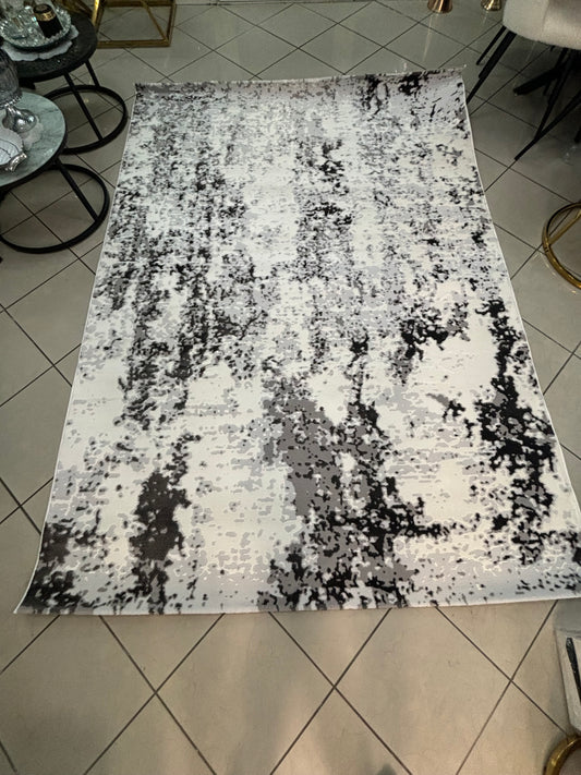 Esra noir gris blanc 200/280cm