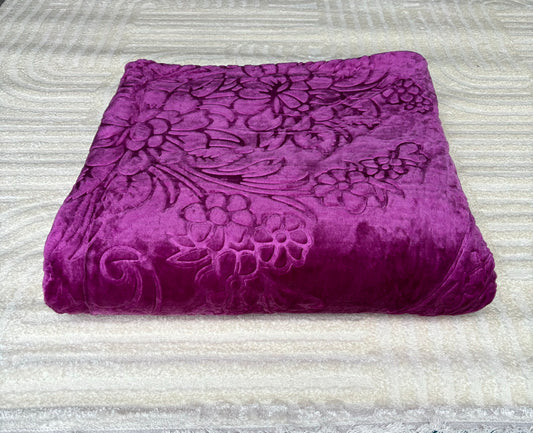 Couverture violet 2 places (200/240cm)