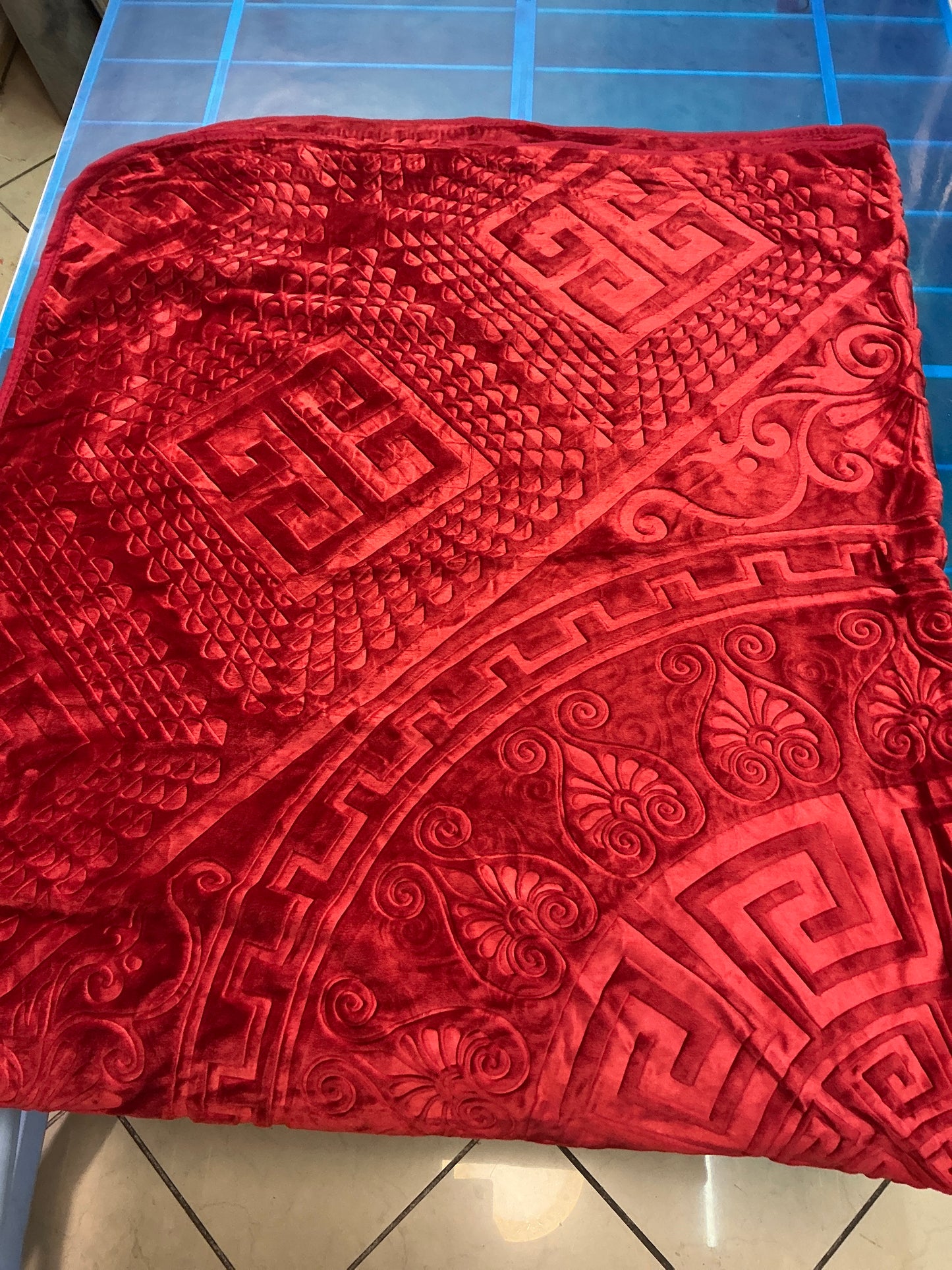 Couverture polaire 3kg ( rouge ) 200/240cm