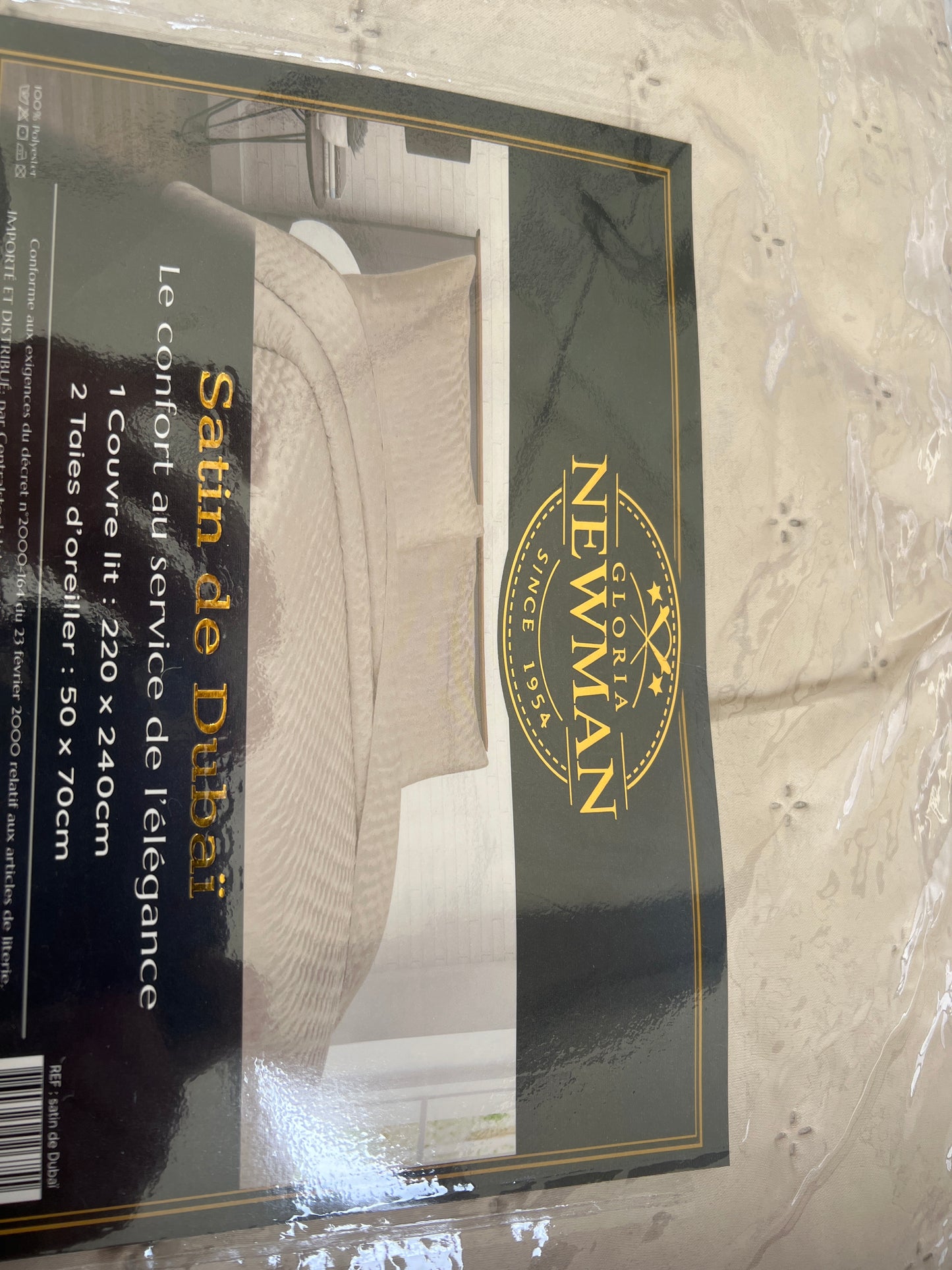 Couvre lit satin Dubai