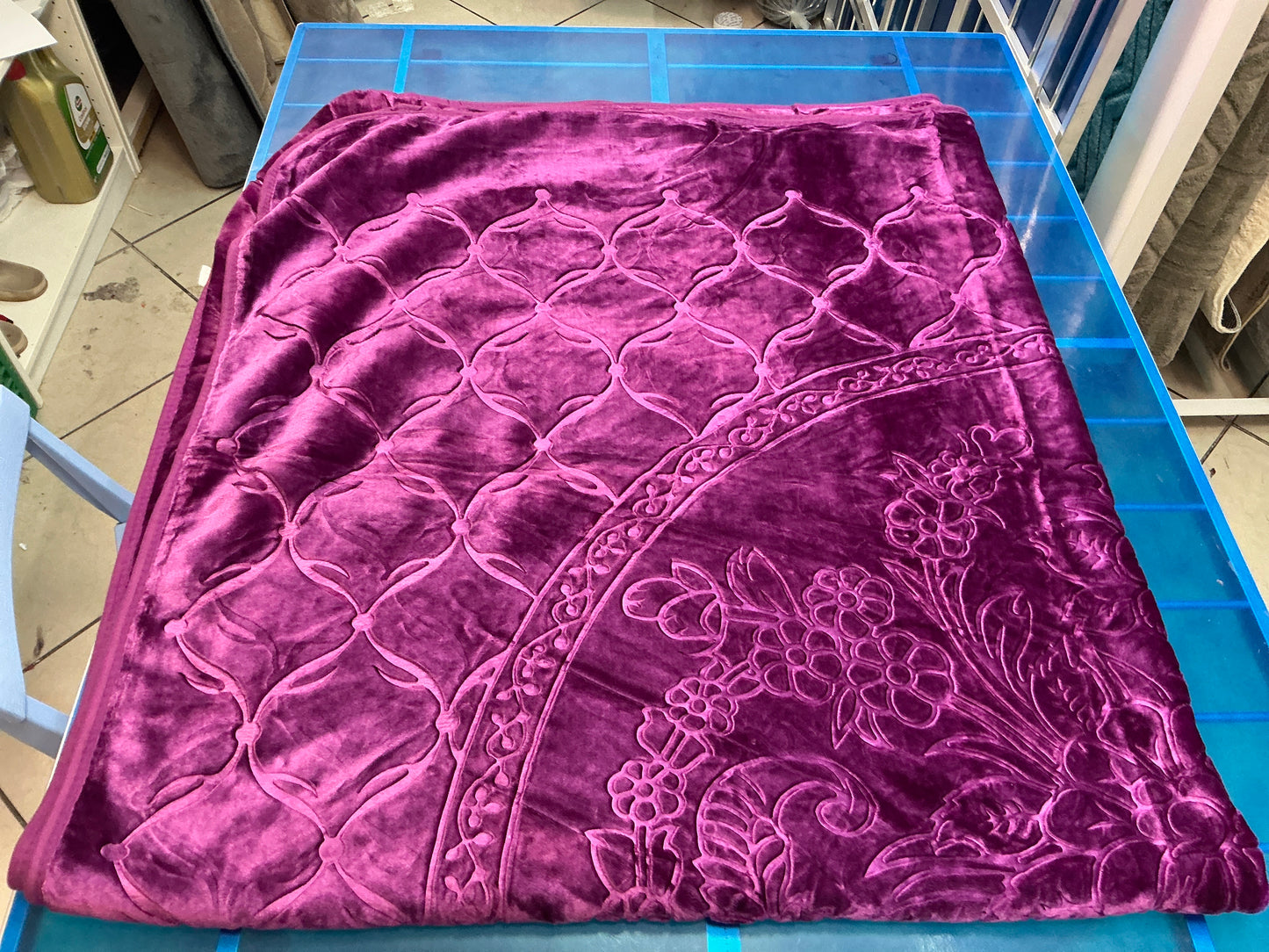 Couverture polaire 3kg ( violet ) 200/240cm