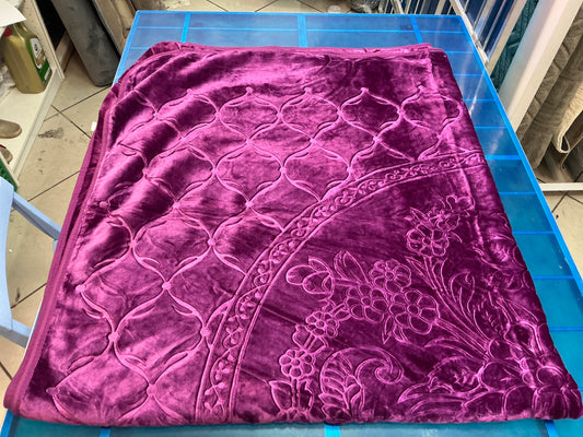 Couverture polaire 3kg ( violet ) 200/240cm
