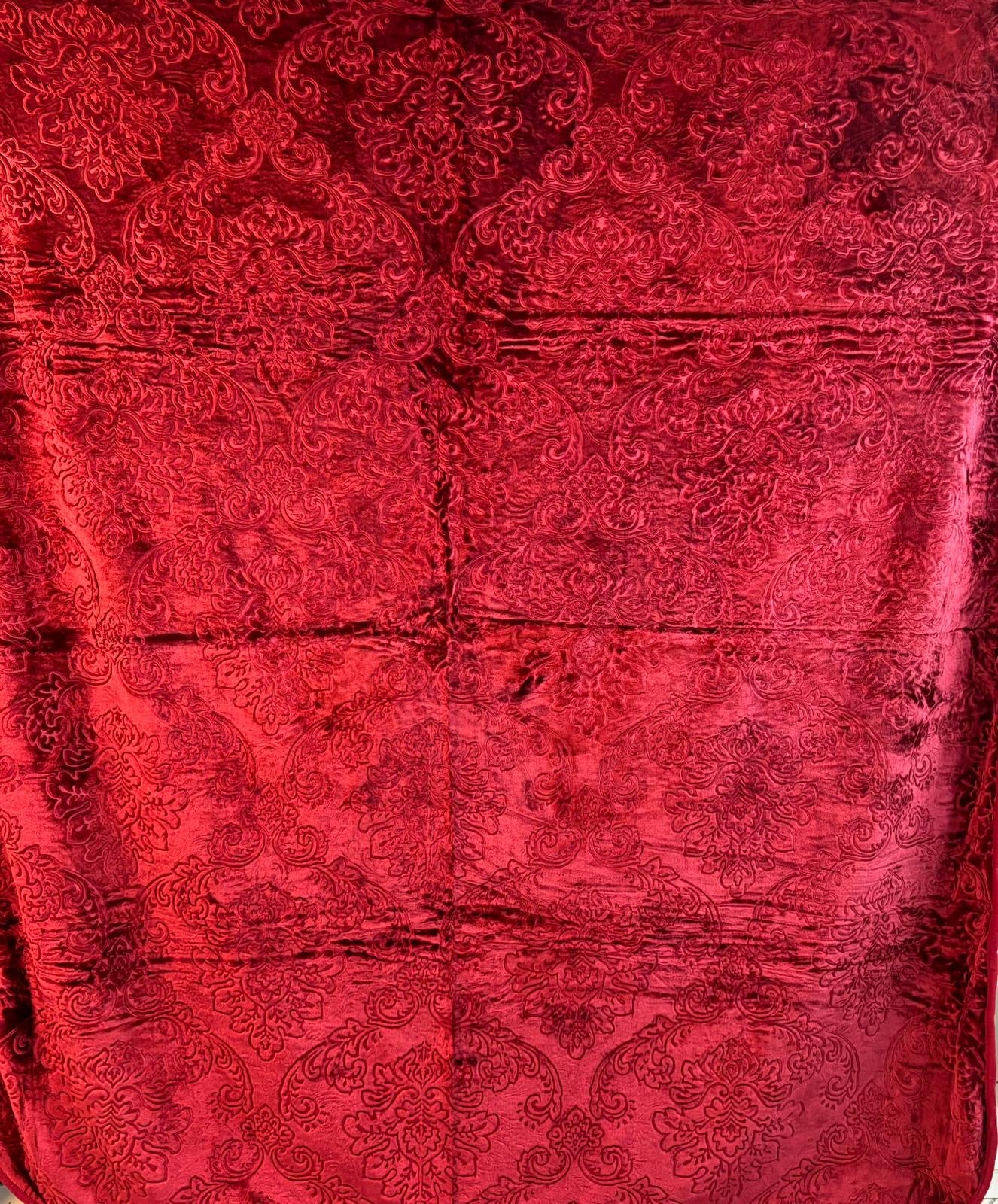 Couverture rouge 2 places (200/240cm)